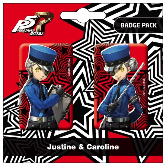 Persona 5 Royal Justine & Caroline rintamerkit 2-setti