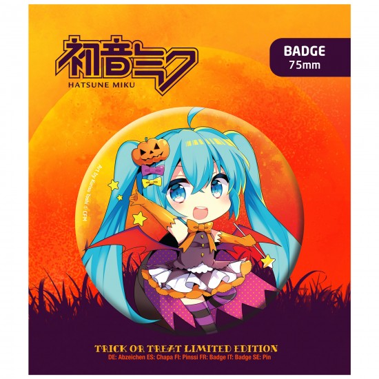 Virtual Artists: Halloween pinssi - Hatsune Miku