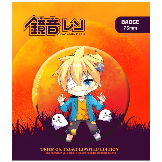 Virtual Artists: Halloween Badge - Kagamine Len