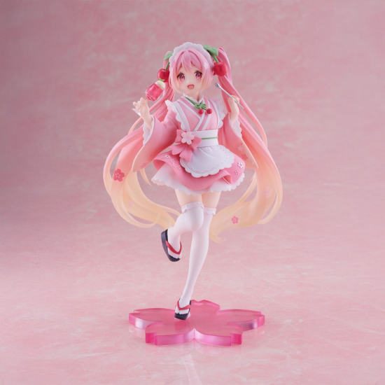 Hatsune Miku Newley Written Sakura Miku Japanese Cafe ver figuuri