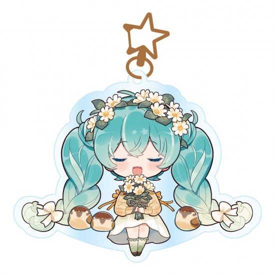 Hatsune Miku Kawaii Autumn Time Acrylic Key Ring