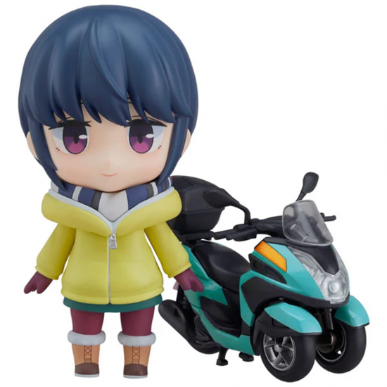 Laid-Back Camp: Rin Shima (Three Wheels Ver.) Nendoroid