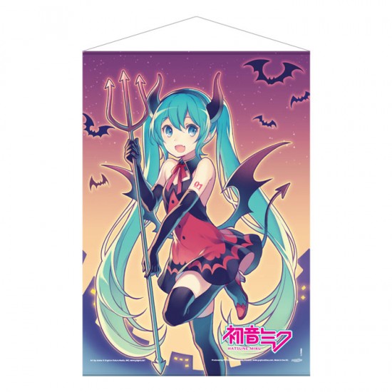 Virtual Singers: Hatsune Miku: Autumn (Halloween) Wallscroll