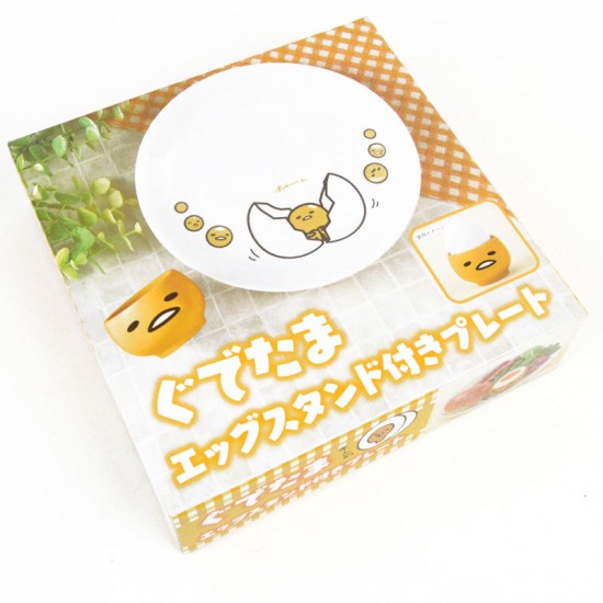 Gudetama munakuppi ja lautanen